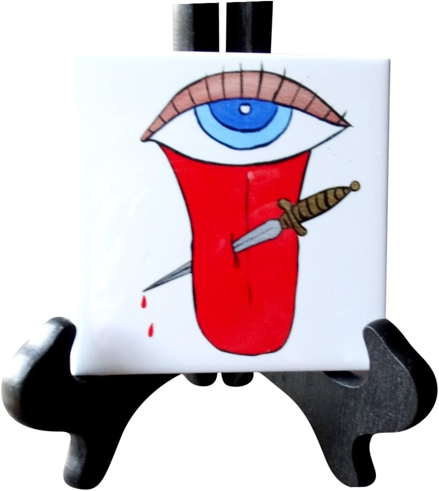 Lengua con Cuchillo para Mal de Ojo – Ojo Protector para Puerta