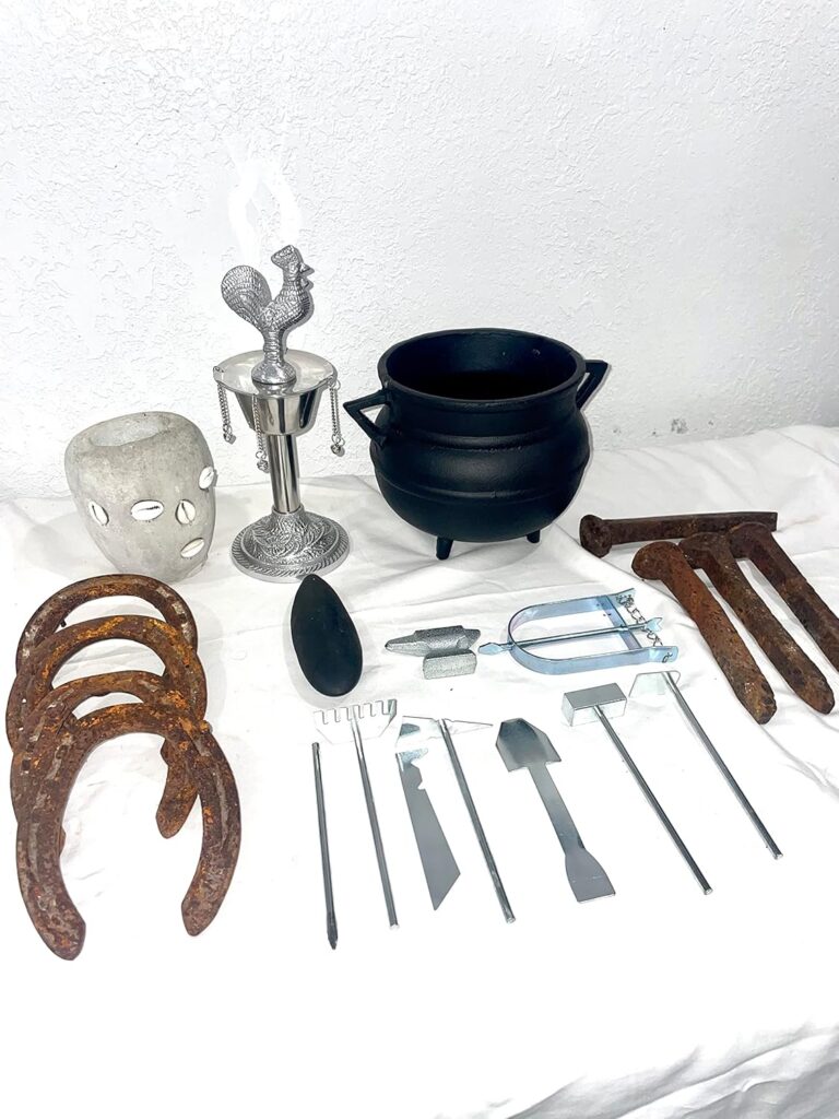 Herramientas de Guerreros para Santería – Set Oggún, Oshosi y Osun Ifá
