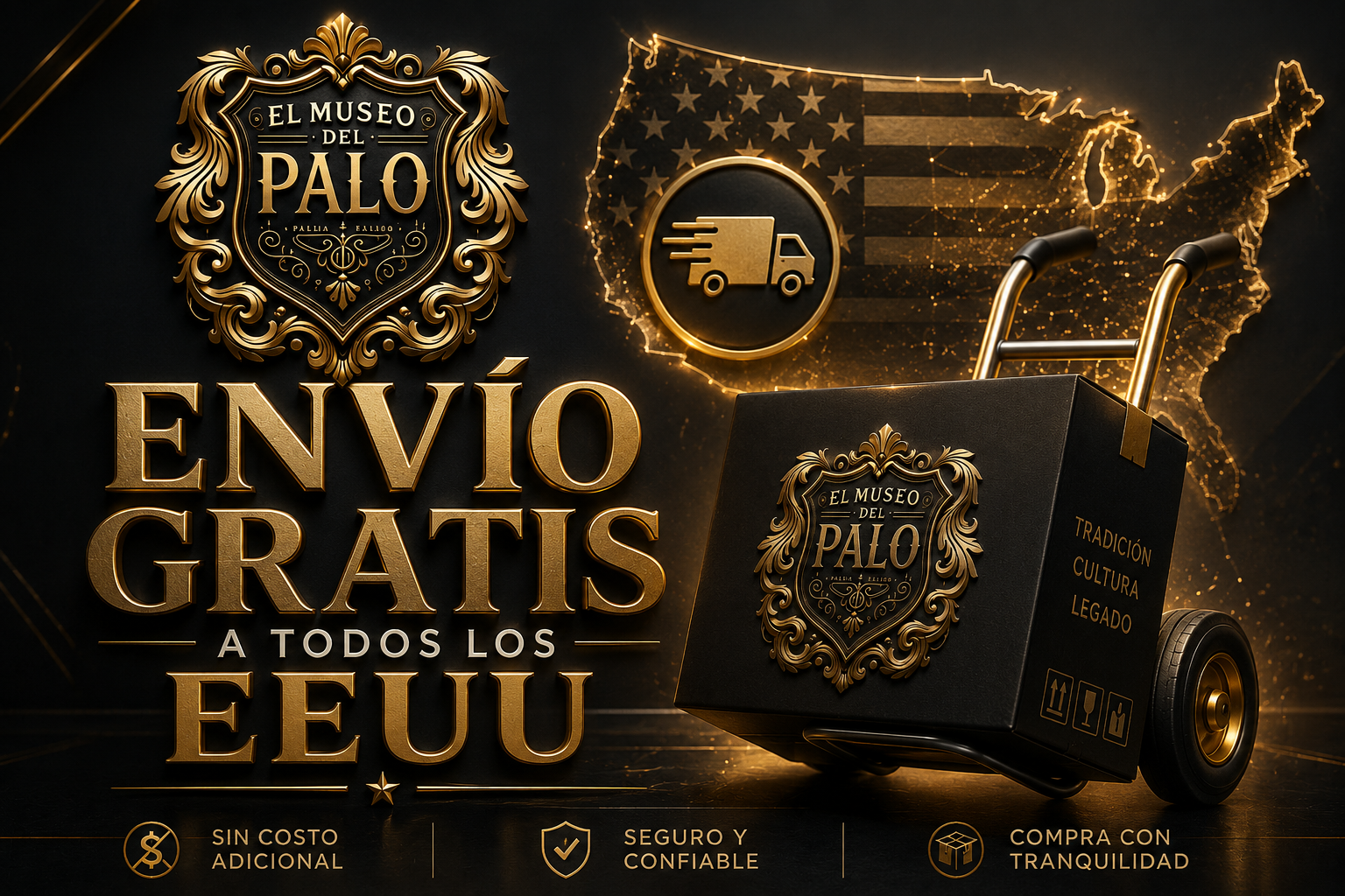 Envío gratis de artículos religiosos a todos los Estados Unidos - Museo del Palo