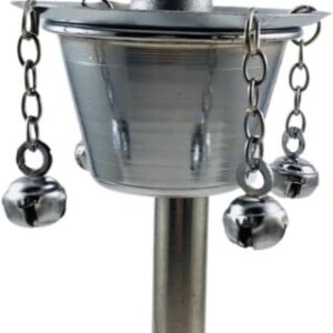 Osun de Hierro con Gallito 9.5” – Herramienta de Guerreros Santería Ifá